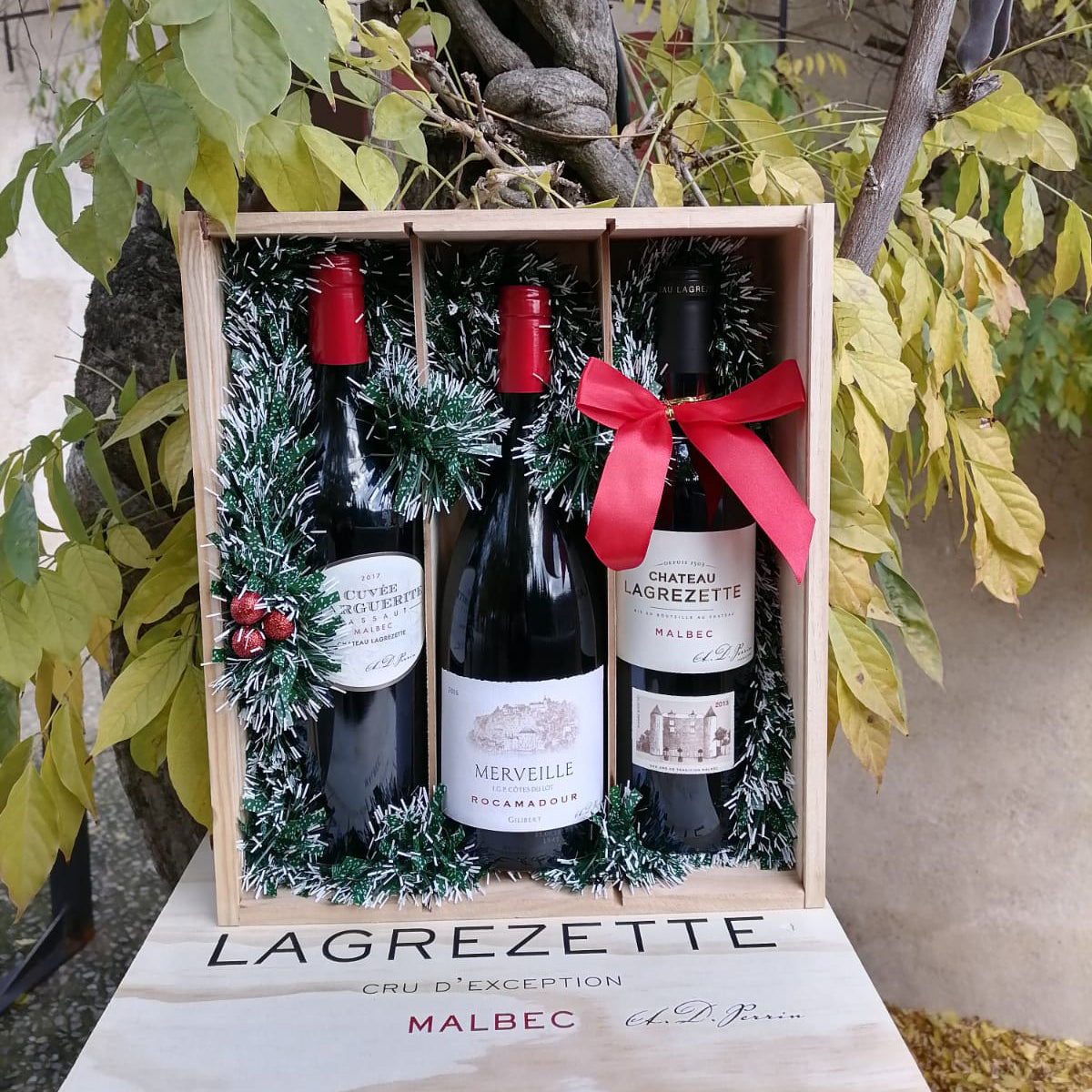 Coffret La Verticale - Vin rouge AOC Cahors – Boutique officielle du  Château Lagrézette