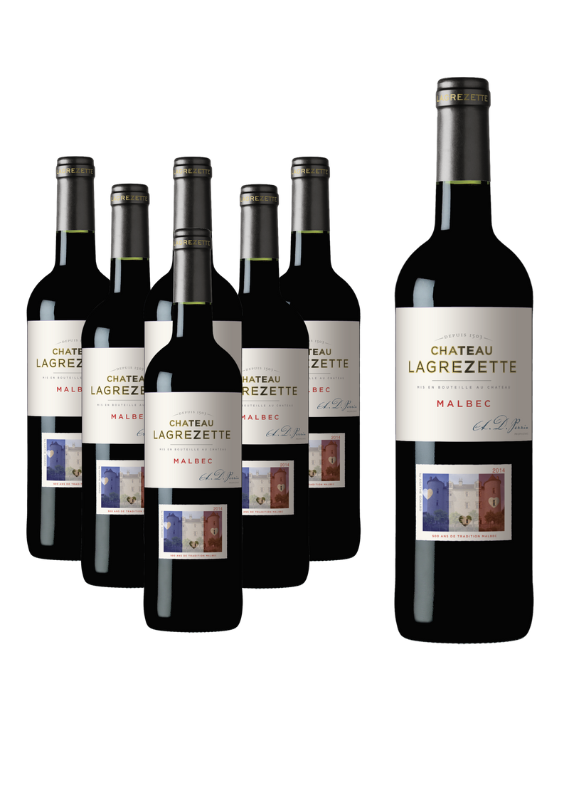 Château Lagrézette 2014 - 6 bouteilles achetées + 1 magnum offert