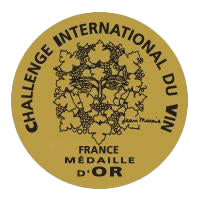 Logo Médaille or Challenge International du Vin de Bourg 