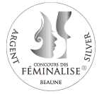 Logo Feminalise - Argent