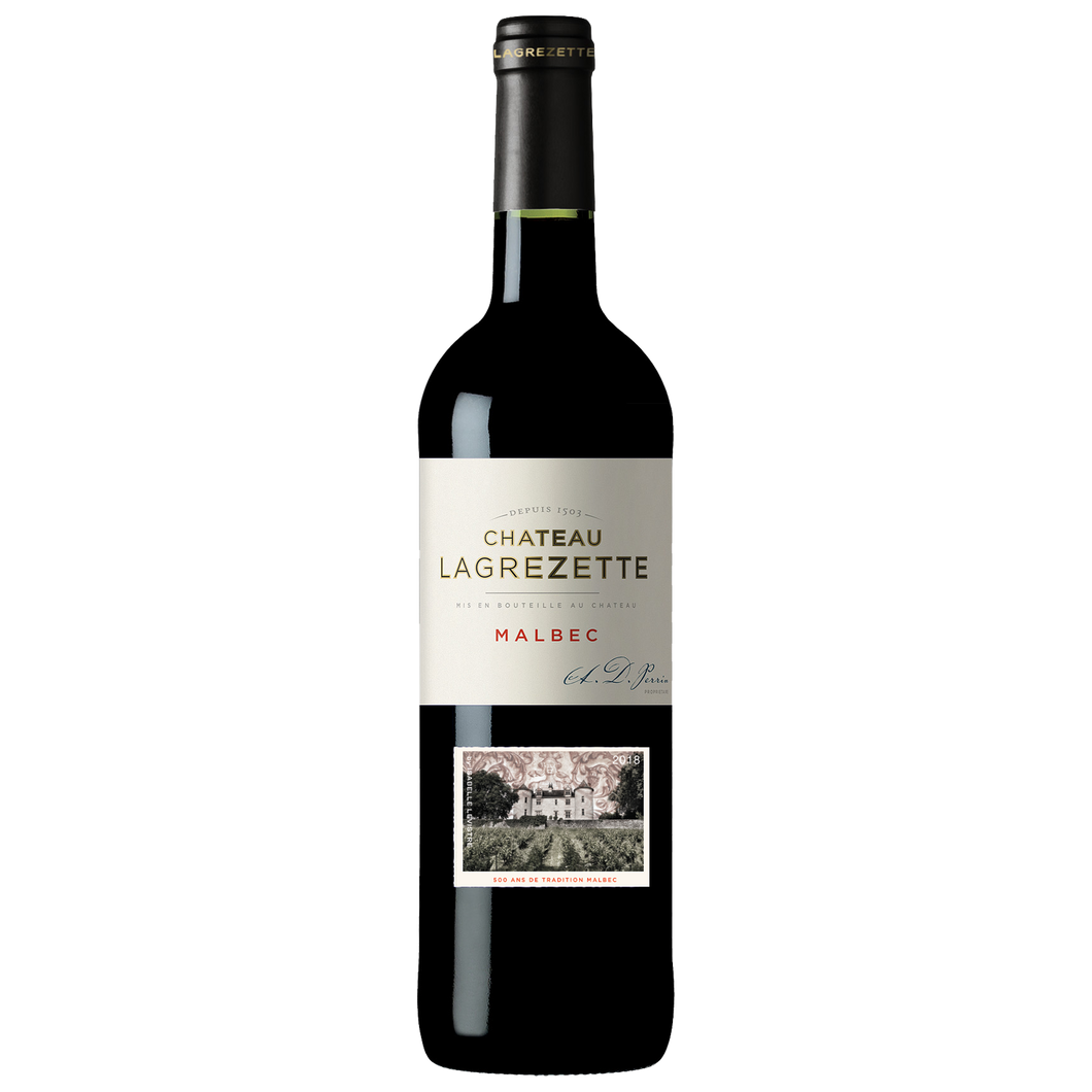 chateau lagrezette millésime 2018 malbec