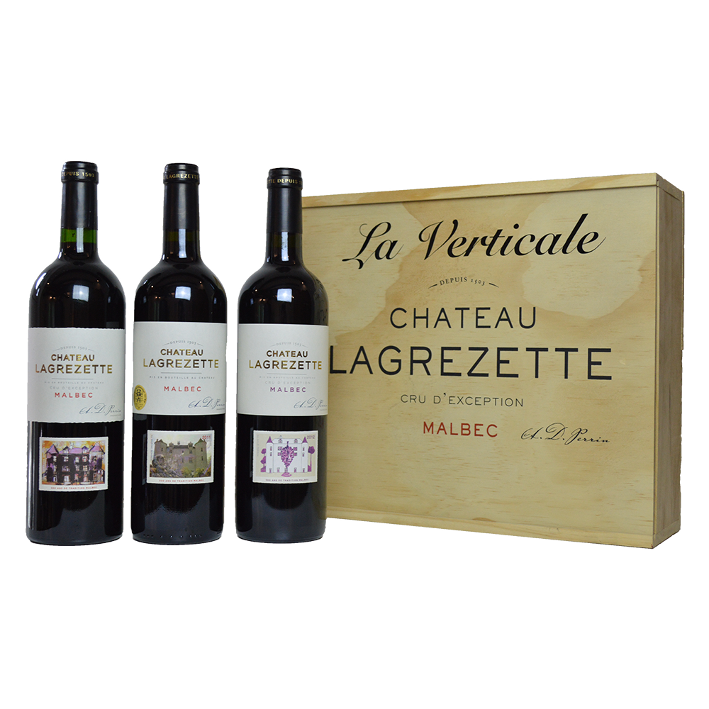 Coffret La Verticale - Vin rouge AOC Cahors – Boutique officielle du  Château Lagrézette